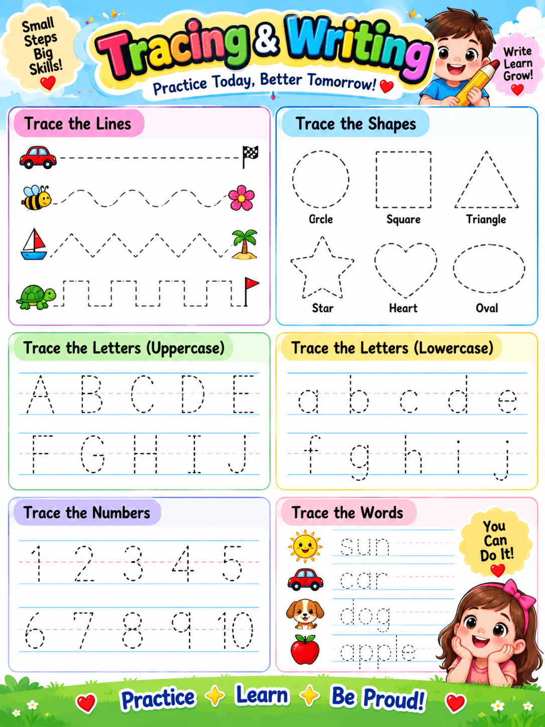 Tracing Worksheet